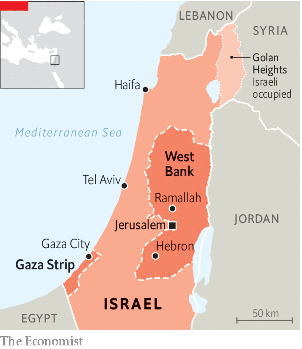 The Gaza Strip, also known simply as Gaza, is a small territory located on the eastern coast of the Mediterranean Sea; it is the smaller of the two Palestinian territories, the other being the West Bank, that make up the State of Palestine The Gaza Strip, also known simply as Gaza, is a small territory located on the eastern coast of the Mediterranean Sea; it is the smaller of the two Palestinian territories, the other being the West Bank, that make up the State of Palestine.