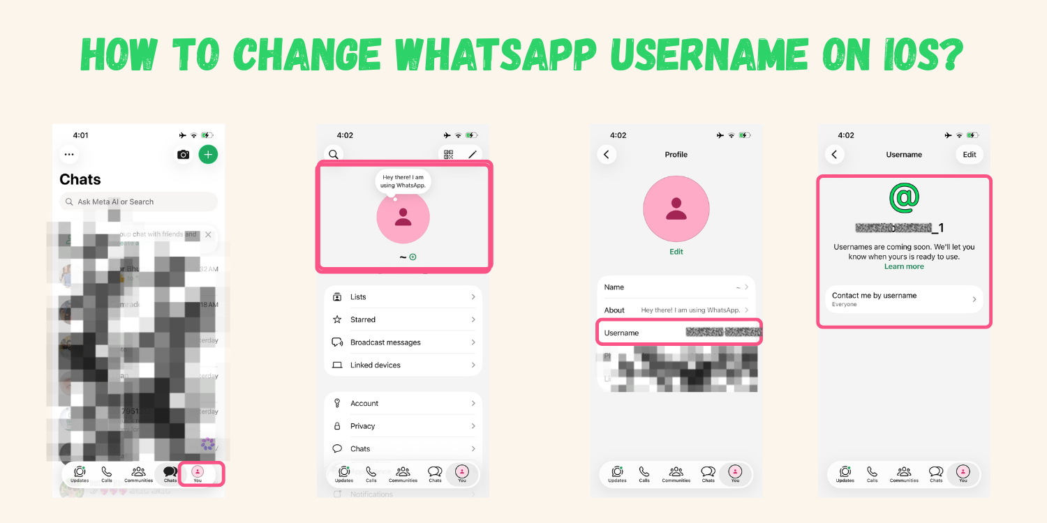 complete guide visual, how to change and edit the username on ios?