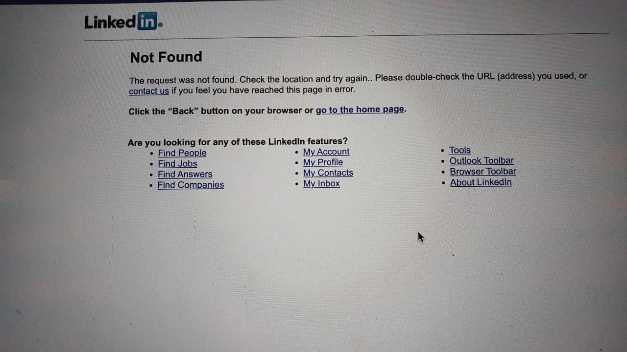 LinkedIn service outage LinkedIn service outage