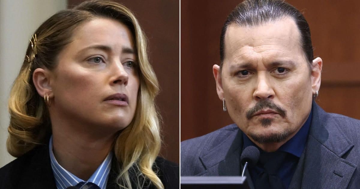 Amber Heard and Johnny Depp