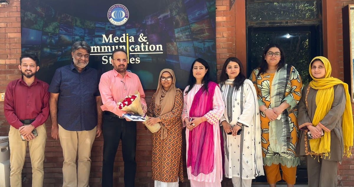 COMSATS Lahore Hosts Insightful Seminar on Entrepreneurship, Advertising, and Leadership Featuring Ahmed Kapadia