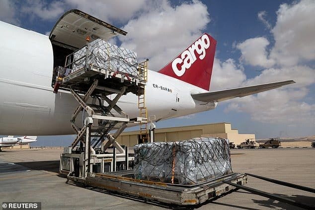 Gaza Relief Consignment Pakistan