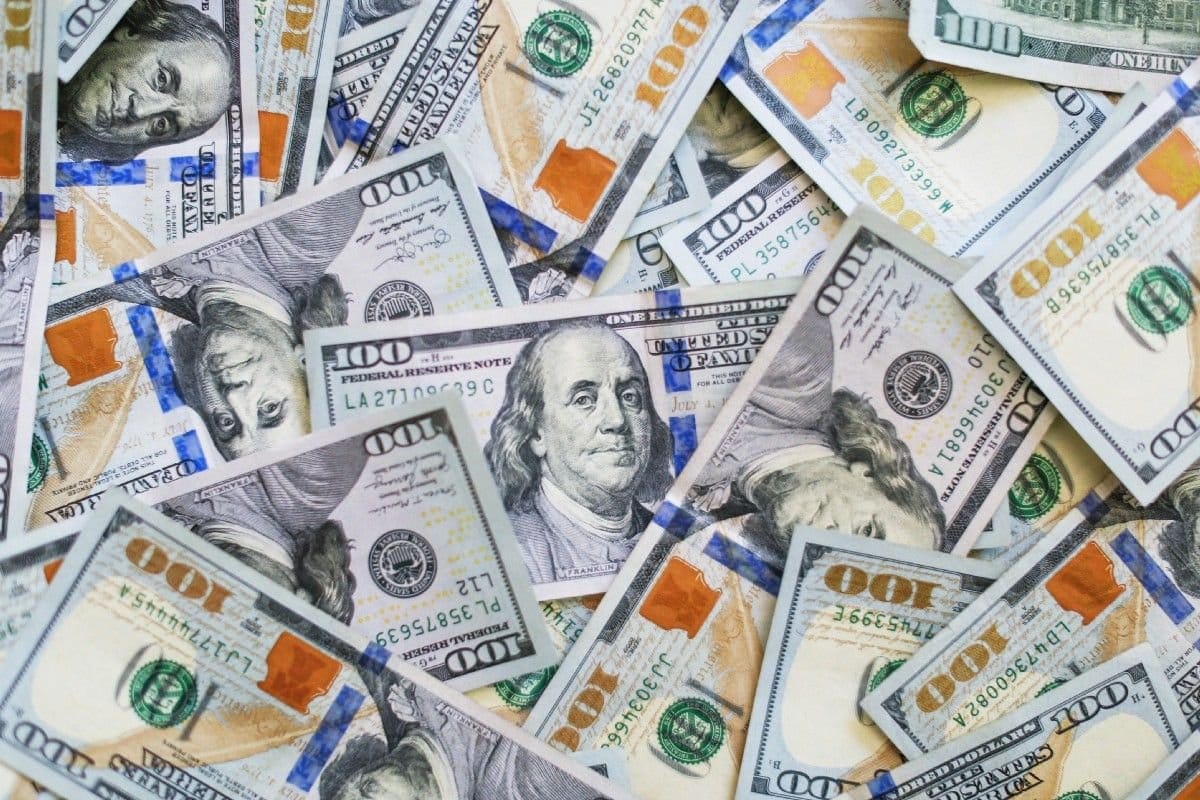 US dollar banknotes