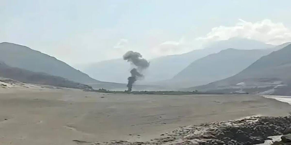 Gilgit-Baltistan Govt Helicopter Crashes Near Chilas