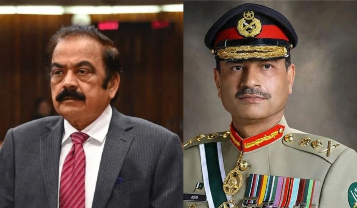 Army Chief Asim Munir to Serve Until 2027, Confirms Rana Sanaullah