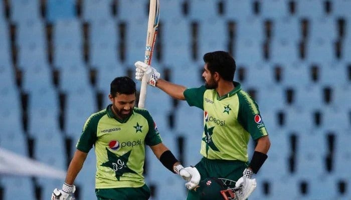 Babar Azam and Mohammad Rizwan
