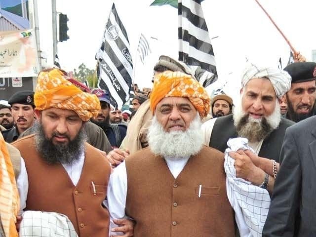 Maulana Fazlur Rehman, the chief of the Jamiat Ulema-e-Islam-Fazl