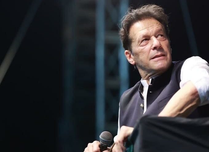 Imran Khan at his Jalsa