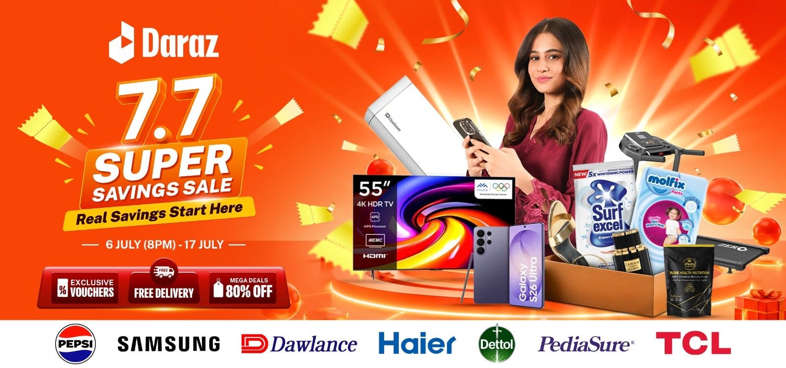 Daraz Pakistan’s 7.7 Super Savings Sale Brings More Value to Every Cart