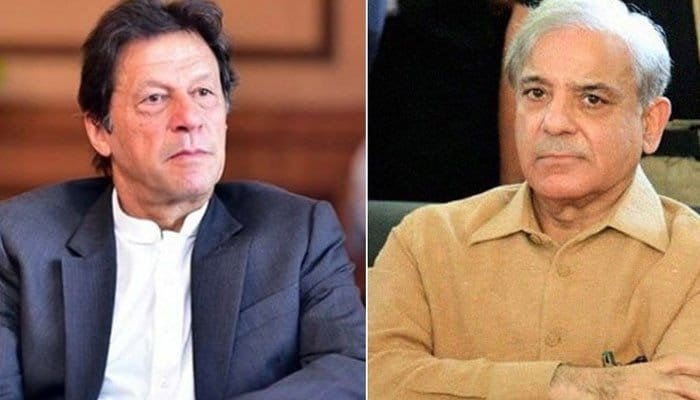 Imran Khan and PM Shahbaz Sharif