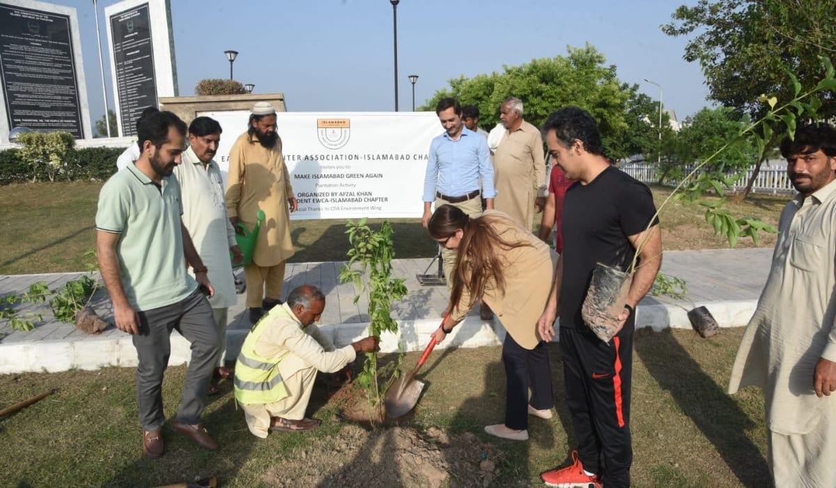 EWCA drives plantation with “Green Islamabad” event