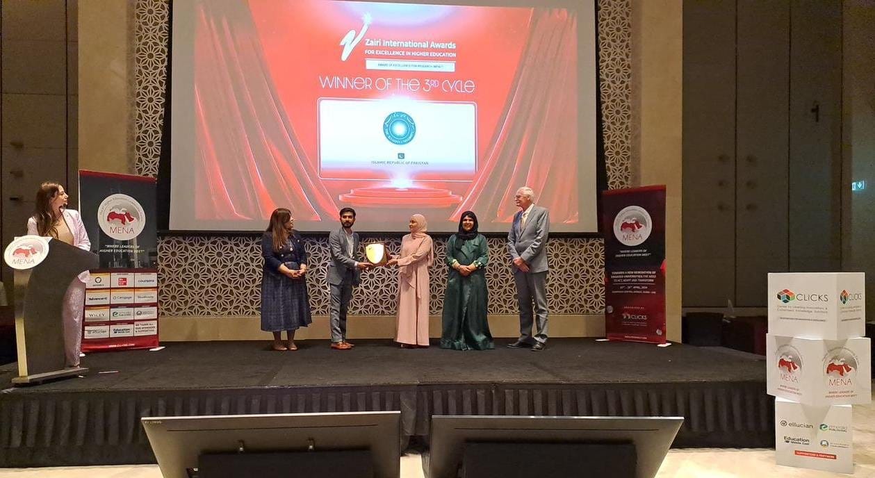 AKU Earns Prestigious Zairi International Award for Research Impact