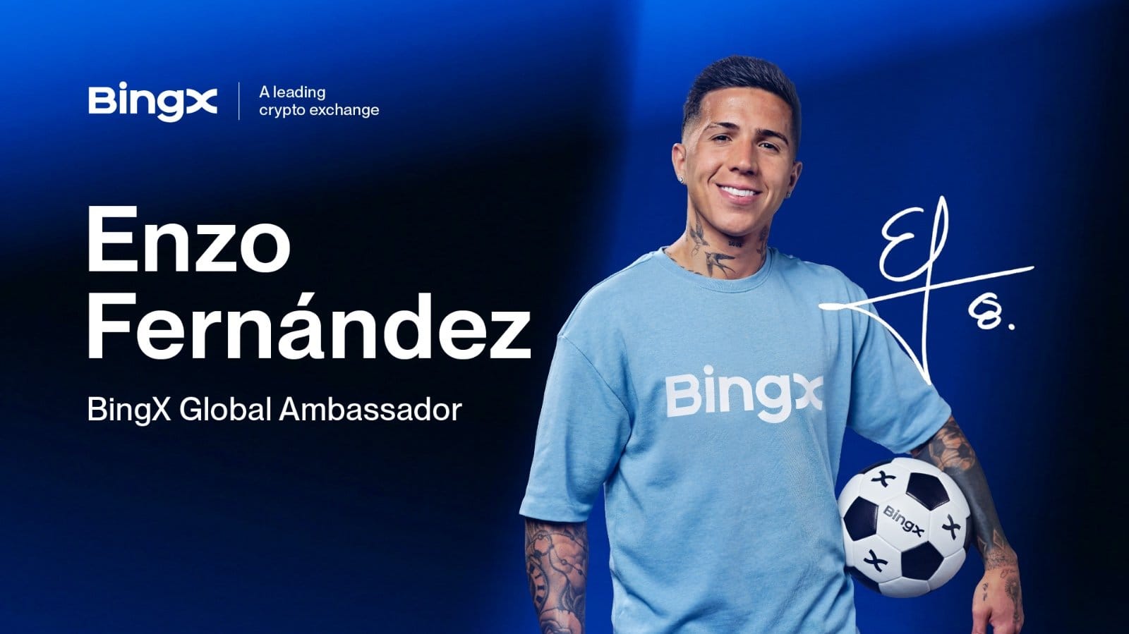 BingX Names World Champion Enzo Fernández as Global Ambassador Ahead of 2026 FIFA World Cup
