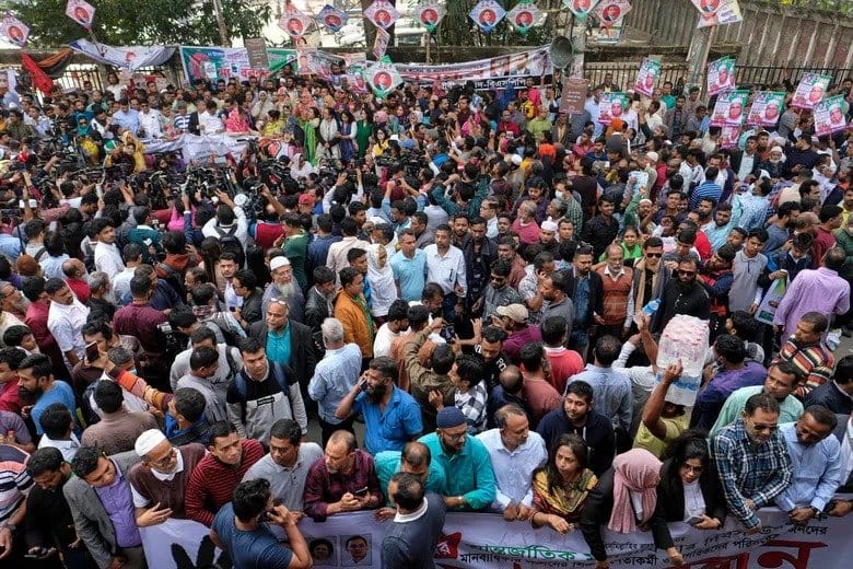 Exiled Opposition Calls Bangladesh Election a "Sham"