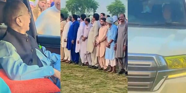 Ex-Punjab CM Criticized for Attending Janaza Prayer Inside Land Cruiser