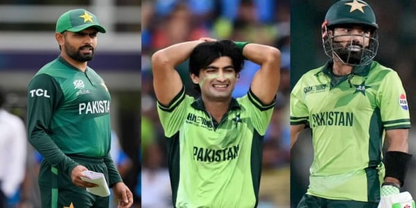Babar, Rizwan, Naseem Dropped from Pakistan Squad