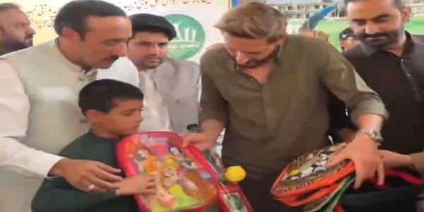 Shahid Afridi Announces Rs2 Million Aid for Flood Victims in Bajaur