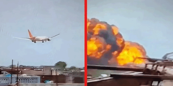 Air India Flight Crashes After Takeoff in Ahmedabad, 242 Dead
