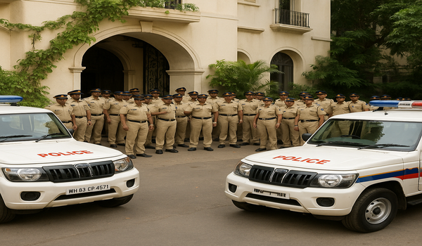 25 Police Officers Visit Bollywood Star Residence