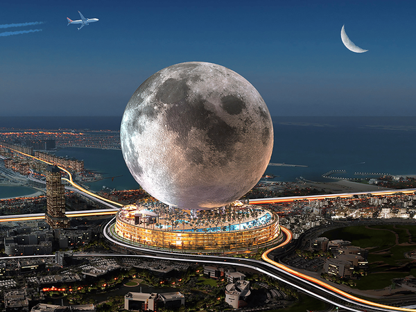 Dubai’s $7 Billion Moon Shaped Luxury Resort is Out of this World