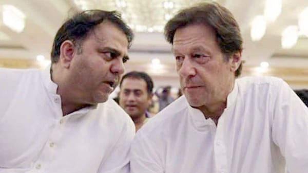 Fawad Chaudhry and Imran Khan