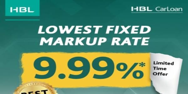 HBL Offers Record-Low Markup on Car Loans