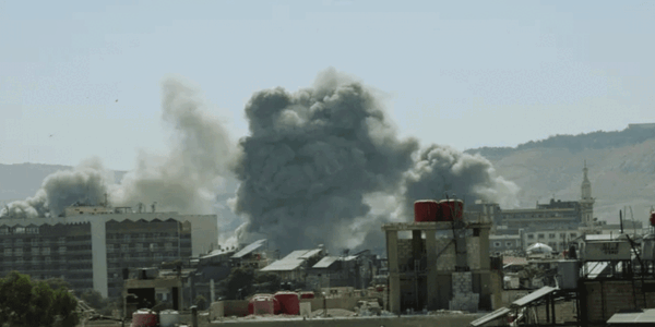 Israel Attacks Damascus, Sends Troops to Syrian Border