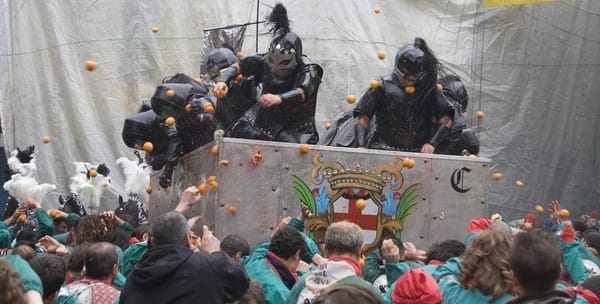 Italy’s Famous Battle of the Oranges Ends After Three Days of Colorful Chaos