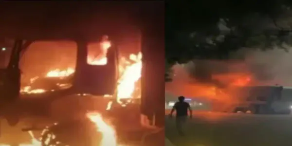 Karachi Dumper Horror: Siblings Dead, Streets in Flames
