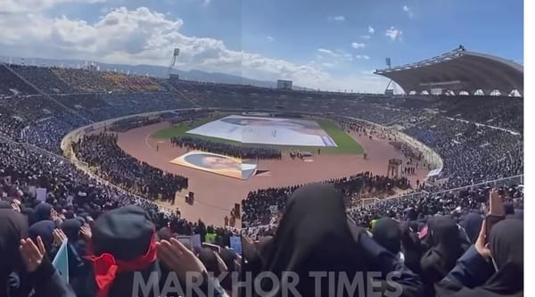 Large Crowds Gathered in Tehran for Historic Funeral