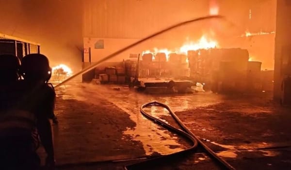 No Casualties as Blaze Hits Airport Storage Area