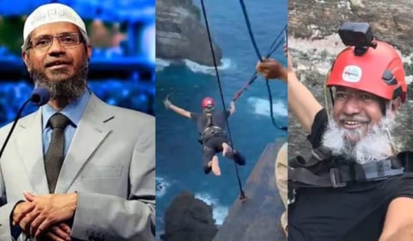 Watch: Peace TV Scholar Leaps from 430ft in Bali