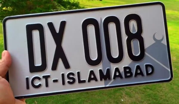 Islamabad Shifts to US-Style Vehicle Registration System
