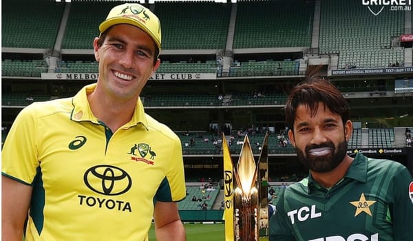 Australia to Tour Pakistan for White-Ball Series in 2026