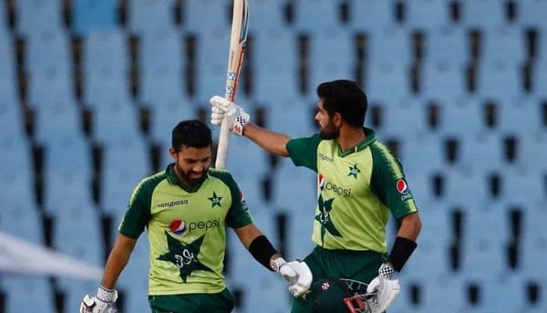 Babar Azam and Mohammad Rizwan