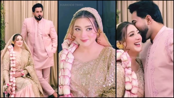 Pakistani actress and model Momina Iqbal's wedding celebrations
