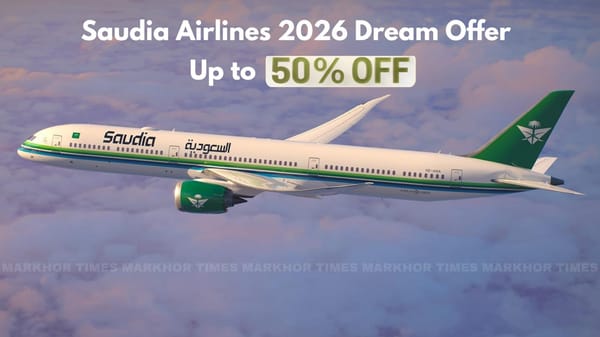 Saudia Airlines 2026 Dream Offer Up to 50% Off