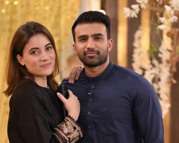 Shagufta ejaz daughter Anya with husband Hamza ali…