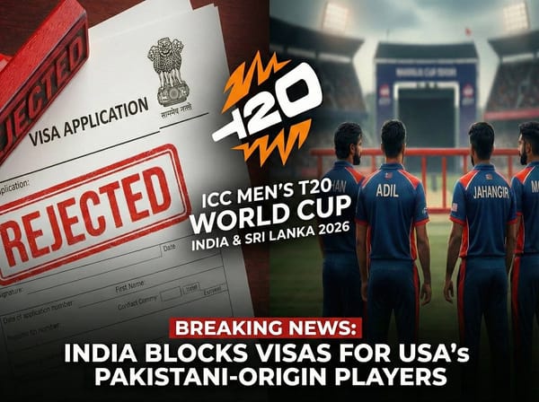 Diplomatic Standoff Threatens T20 World Cup as India Reportedly Rejects Visas for Pakistani Origin USA Players