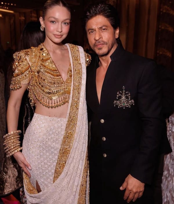 Gigi Hadid and Shah Rukh khan