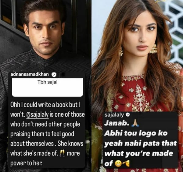 Sajal Aly and Adnan Samad Khan