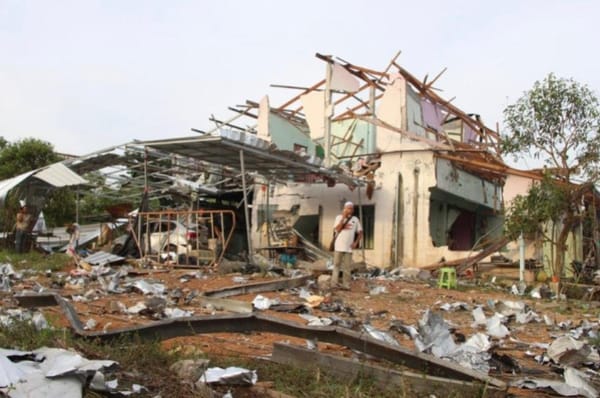 Thailand fireworks warehouse explosion