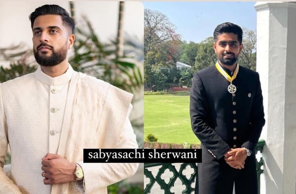 Babar's Rs700,000 Sherwani Purchase: Fans are Curious