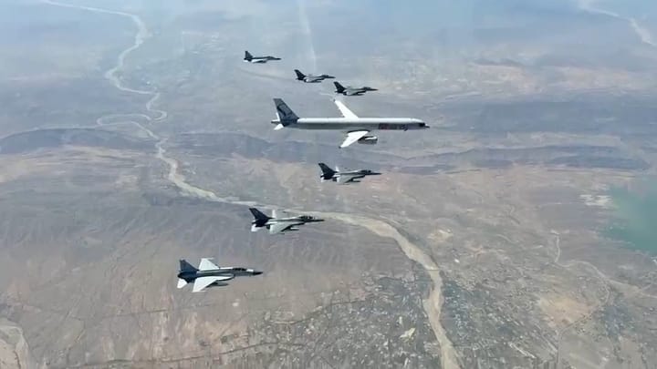 PAF Presents Aerial Salute to Iranian President Masoud Pezeshkian