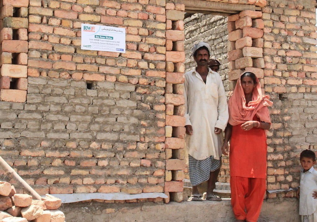 Sabiha Khatoon  in Mehar Channa village in Sindh, Pakistan.