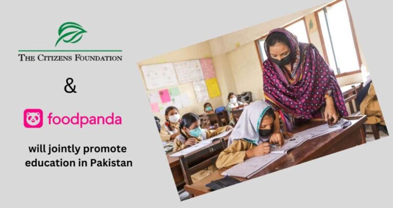 Food panda partners with The Citizens Foundation (TCF) to promote education in Pakistan