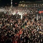 Pti jalsa Massive crowd