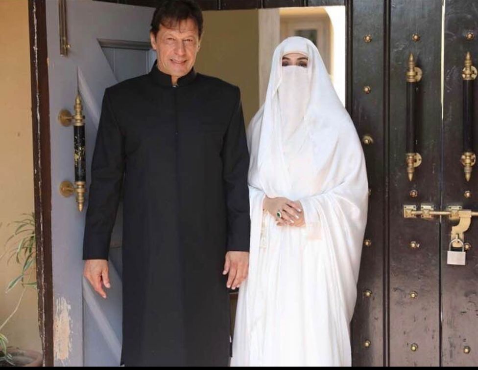 Imran khan and Bushra Bibi