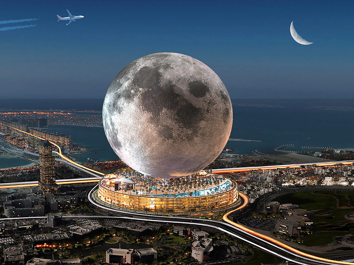Dubai’s $7 Billion Moon Shaped Luxury Resort is Out of this World