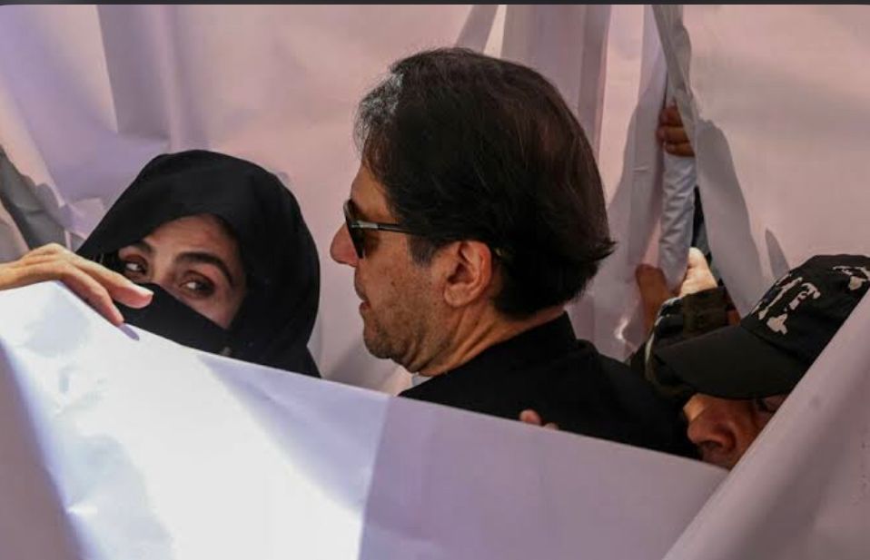 PTI chief's wife Bushra Bibi arrives at the LHC